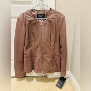 Badgley Mischka leather jacket